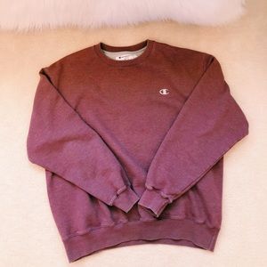 maroon champion sweatshirt